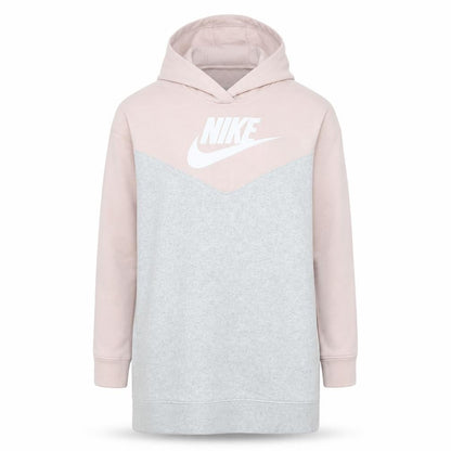 Nike Women’s Pink & Grey Pullover Long Sleeve Hoodie Size M