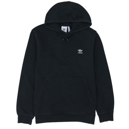 Adidas Men's Black Pullover Hoodie L Regular Fit Fleece Sweatshirt