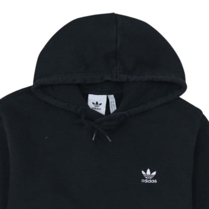 Adidas Men's Black Pullover Hoodie L Regular Fit Fleece Sweatshirt