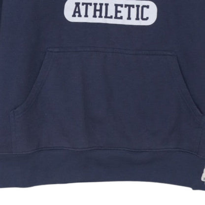 Russell Athletic Men's Blue XL Pullover Hoodie with Logo Print