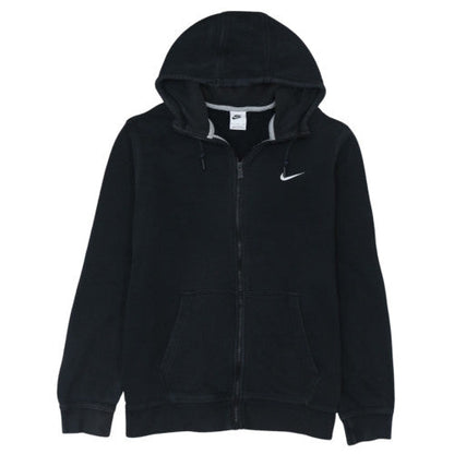 Nike Men's Black XL Full Zip Fleece Hoodie Sweatshirt