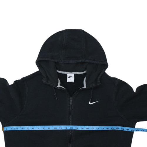 Nike Men's Black XL Full Zip Fleece Hoodie Sweatshirt