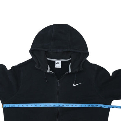 Nike Men's Black XL Full Zip Fleece Hoodie Sweatshirt