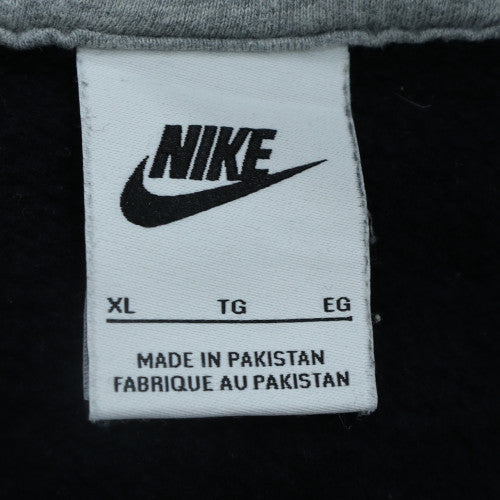 Nike Men's Black XL Full Zip Fleece Hoodie Sweatshirt