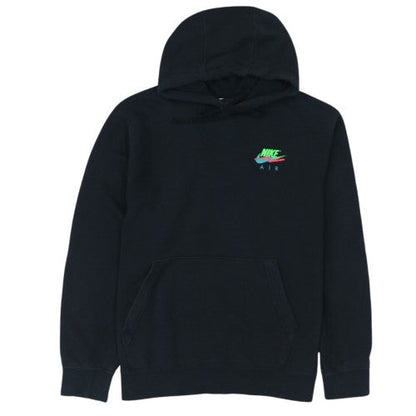 Nike Men's Black Pullover Hoodie L Sports Fleece Graphic Print