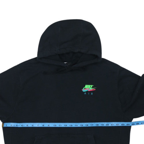 Nike Men's Black Pullover Hoodie L Sports Fleece Graphic Print