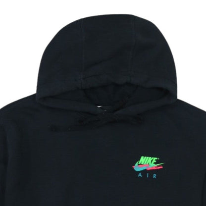 Nike Men's Black Pullover Hoodie L Sports Fleece Graphic Print