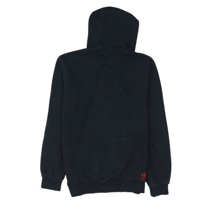 Adidas Men's Black XS Pullover Hoodie with Red Logo