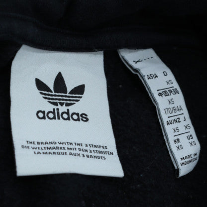 Adidas Men's Black XS Pullover Hoodie with Red Logo