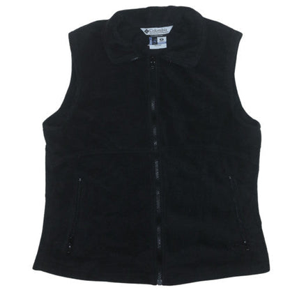 Columbia Men's Black Fleece Bodywarmer Waistcoat M Regular Fit