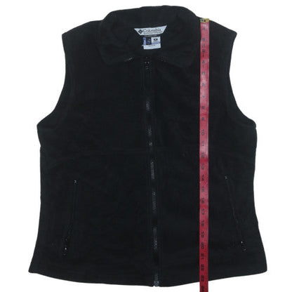 Columbia Men's Black Fleece Bodywarmer Waistcoat M Regular Fit