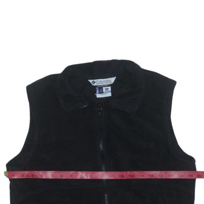 Columbia Men's Black Fleece Bodywarmer Waistcoat M Regular Fit