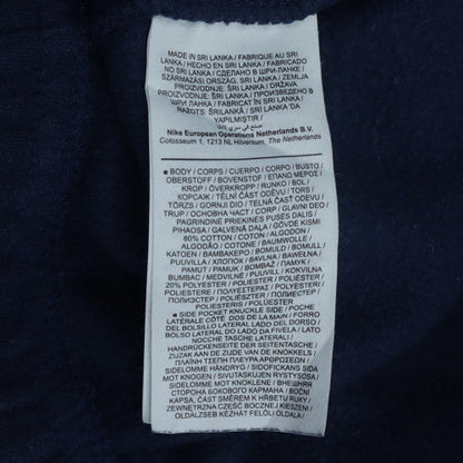 Nike Men's Blue Fleece Sweatpants M Regular Fit Activewear