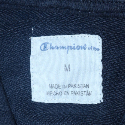 Champion Women’s Navy Pullover Hoodie Medium Cotton Blend Logo
