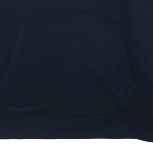 Champion Women’s Navy Pullover Hoodie Medium Cotton Blend Logo