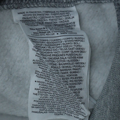 Nike Men's Grey XS Pullover Hoodie Classic Fleece Sweatshirt