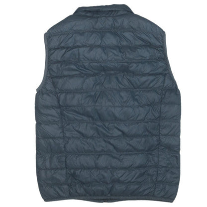 Emporio Armani EA7 Men's Grey S Quilted Down Puffer Waistcoat