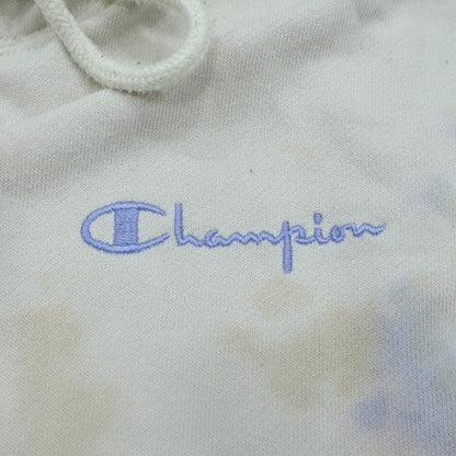 Champion Men's Multicoloured Tie Dye Pullover Hoodie Size L