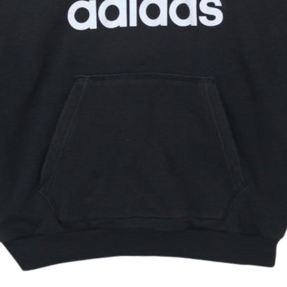 adidas Men's Black Trefoil Pullover Hoodie L Regular Fit