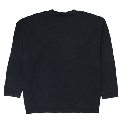 Adidas Mens Black XL Crew Neck Pullover Sweatshirt with Logo