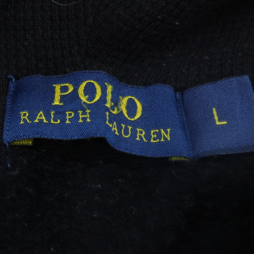 Mens UK Size L Ralph Lauren Black Full Zip Hoodie