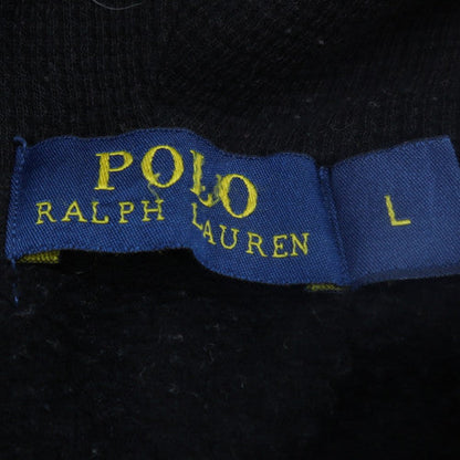 Mens UK Size L Ralph Lauren Black Full Zip Hoodie
