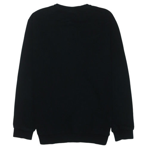 Ellesse Men's Black Regular Fit Logo Pullover Sweatshirt M