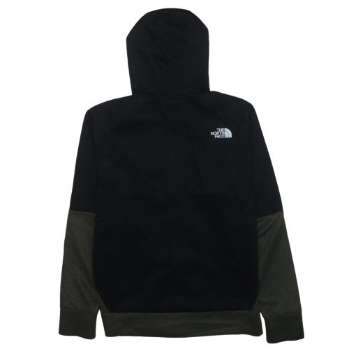The North Face Mens Black Green Full Zip Hoodie M Outdoor Fleece