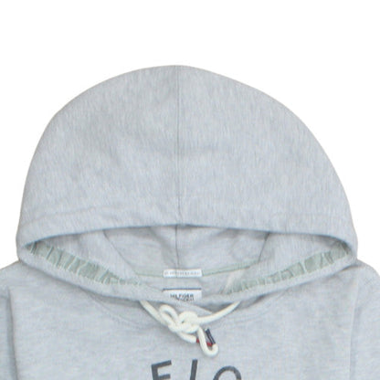 Hilfiger Denim Mens Grey L Pullover Hoodie with Logo Design