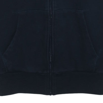 Ellesse Mens Black Full Zip Hoodie L Logo Fleece Sweatshirt