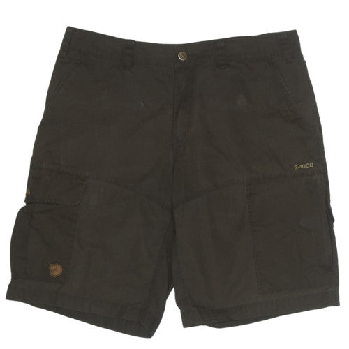 Fjällräven Men's Brown Cargo Shorts Size M G-1000 Outdoor