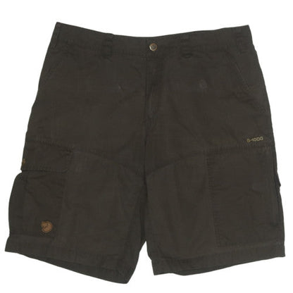 Fjällräven Men's Brown Cargo Shorts Size M G-1000 Outdoor