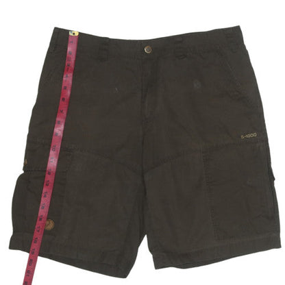 Fjällräven Men's Brown Cargo Shorts Size M G-1000 Outdoor