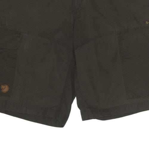 Fjällräven Men's Brown Cargo Shorts Size M G-1000 Outdoor