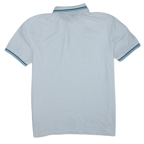 Kappa Men’s White 2XL Cotton Polo Shirt Embroidered Logo