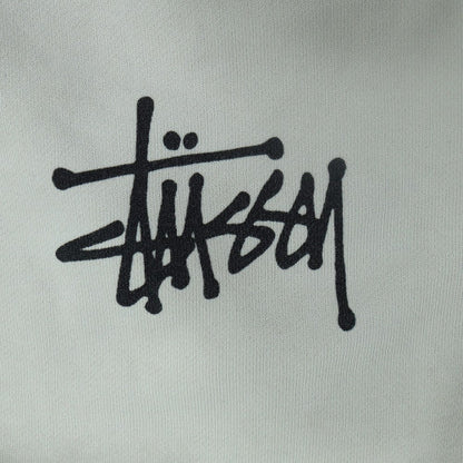 Stussy Men Beige Small Logo Pullover Sweatshirt Crew Neck