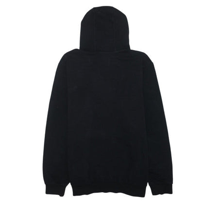 Adidas Mens Black XL Pullover Fleece Hoodie with Red Logo