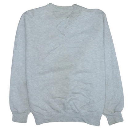 Russell Athletic Men’s Grey Cotton Logo Pullover Sweatshirt L