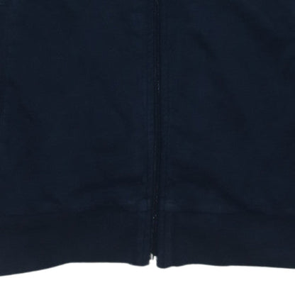 Emporio Armani EA7 Men's Blue Full Zip Collared Sweatshirt Size M
