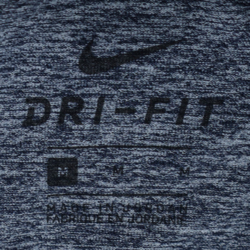 Nike Men's Blue Dri-Fit 1/4 Zip Long Sleeve Running Top M