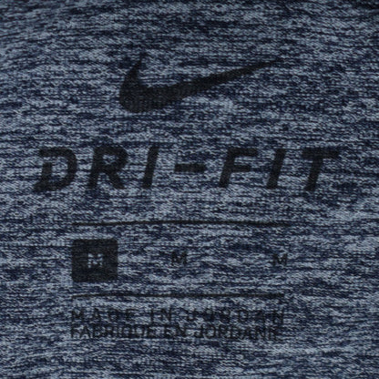 Nike Men's Blue Dri-Fit 1/4 Zip Long Sleeve Running Top M