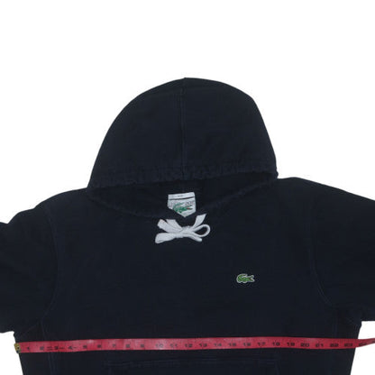 Lacoste Unisex Black XL Classic Pullover Hoodie with Logo