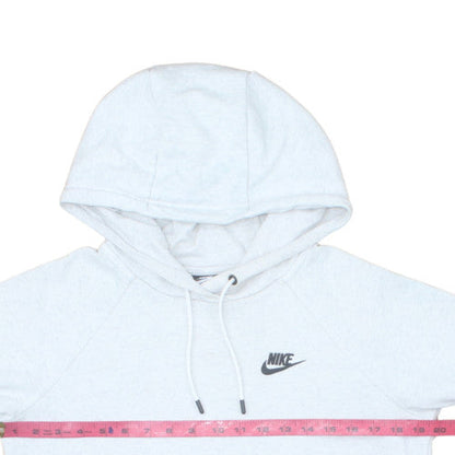 Nike Men's White Pullover Hoodie Small Fleece Logo Sportswear