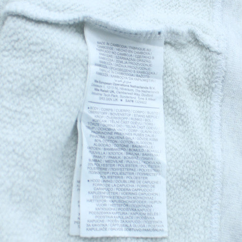 Nike Men's White Pullover Hoodie Small Fleece Logo Sportswear