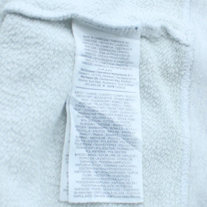 Nike Men's White Pullover Hoodie Small Fleece Logo Sportswear