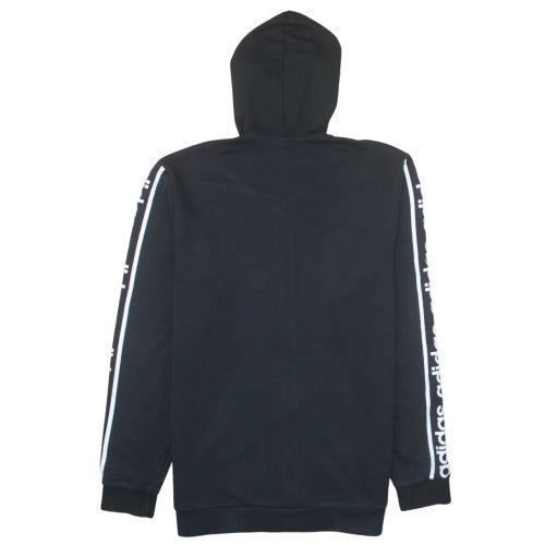 Adidas Men's Black Full Zip Hoodie Size L Sports Fleece