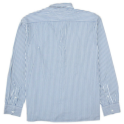Tommy Hilfiger Men's Blue Striped Button-Down Cotton Shirt XXL