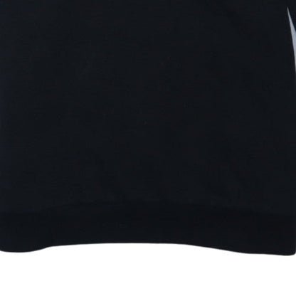 FILA Boys Black Pullover Hoodie 13-15 Years Cotton Blend Logo Design