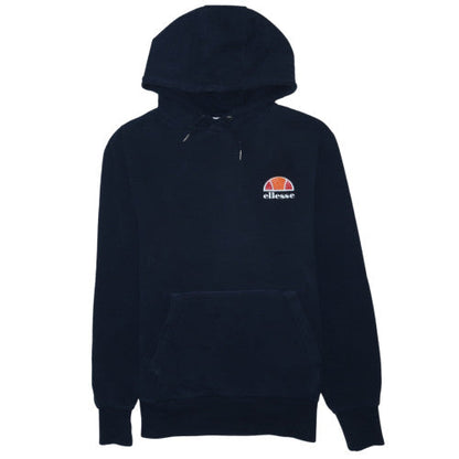 Ellesse Men's Blue Pullover Hoodie Size S Logo Fleece Sweatshirt