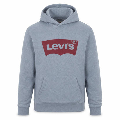Levi's Men's Grey Logo Pullover Hoodie Size L Regular Fit